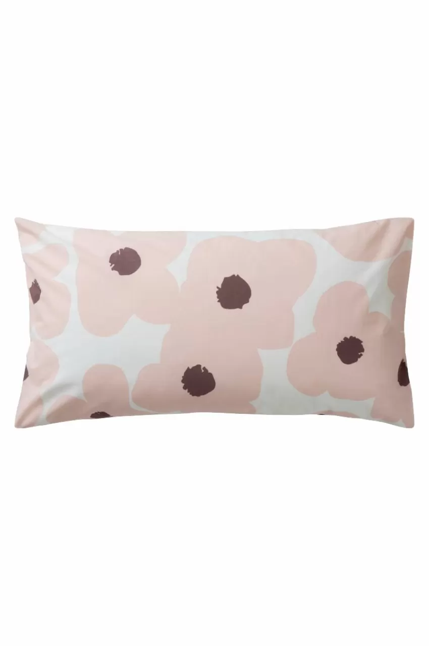 Örngott*Jotex POPPY örngott 90x50 Cm Ekologisk Rosa/vit