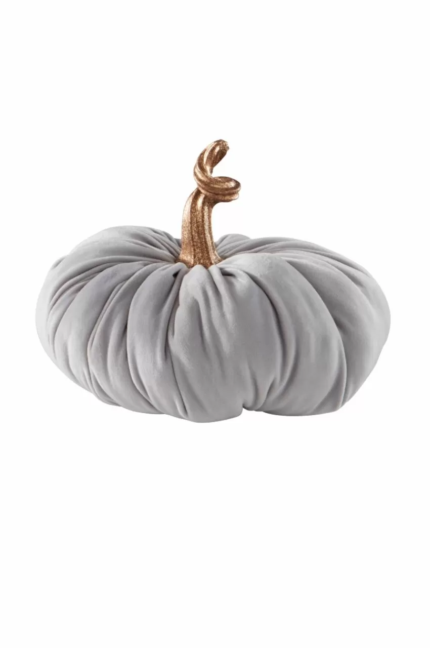 Prydnadssaker*Jotex PUMPIS Dekoration ø 21,8 Cm Silvergrå