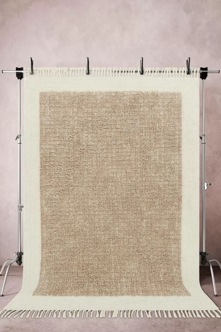 Bomulls- & Trasmattor*Jotex QENA Bomullsmatta 250x350 Cm Beige/naturvit