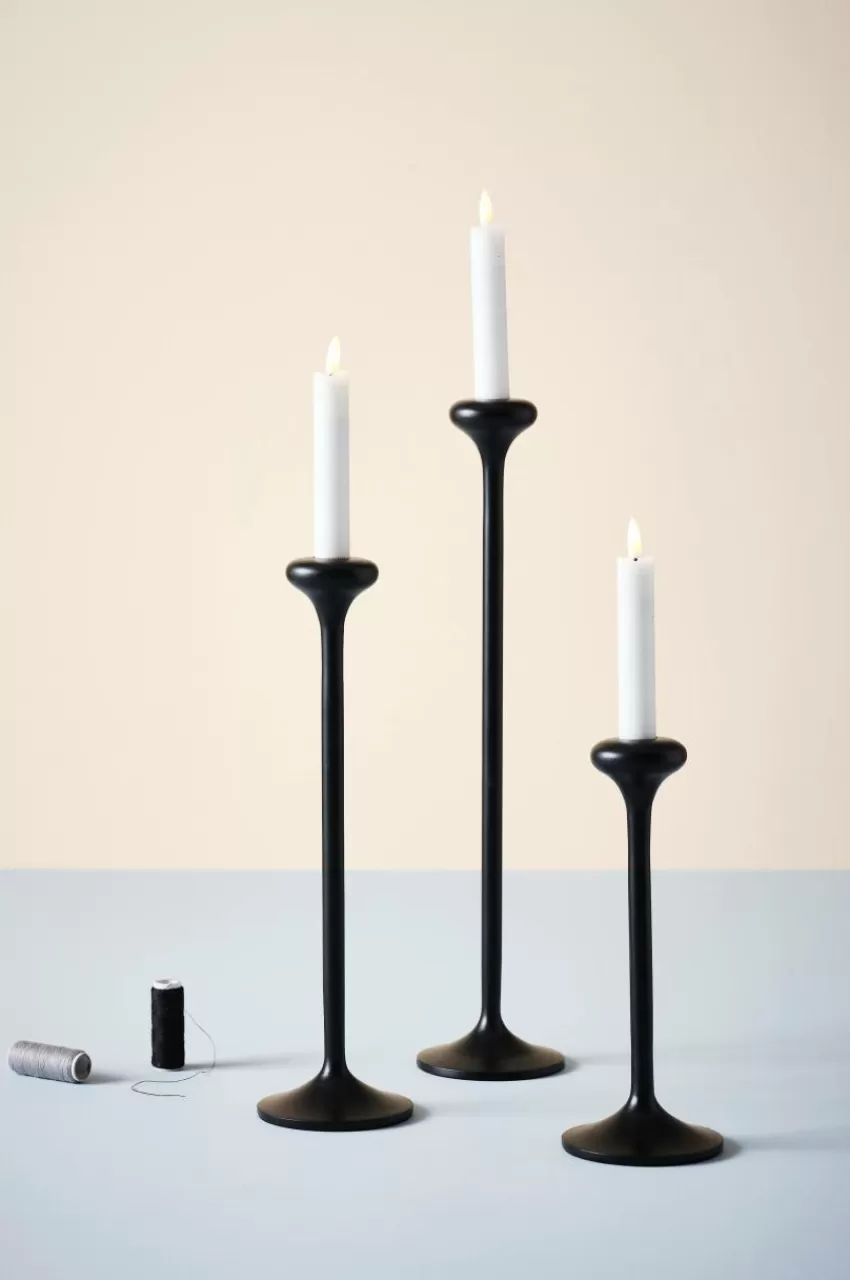 Ljusstakar*Jotex RAKEL Ljusstake 3-pack Svart