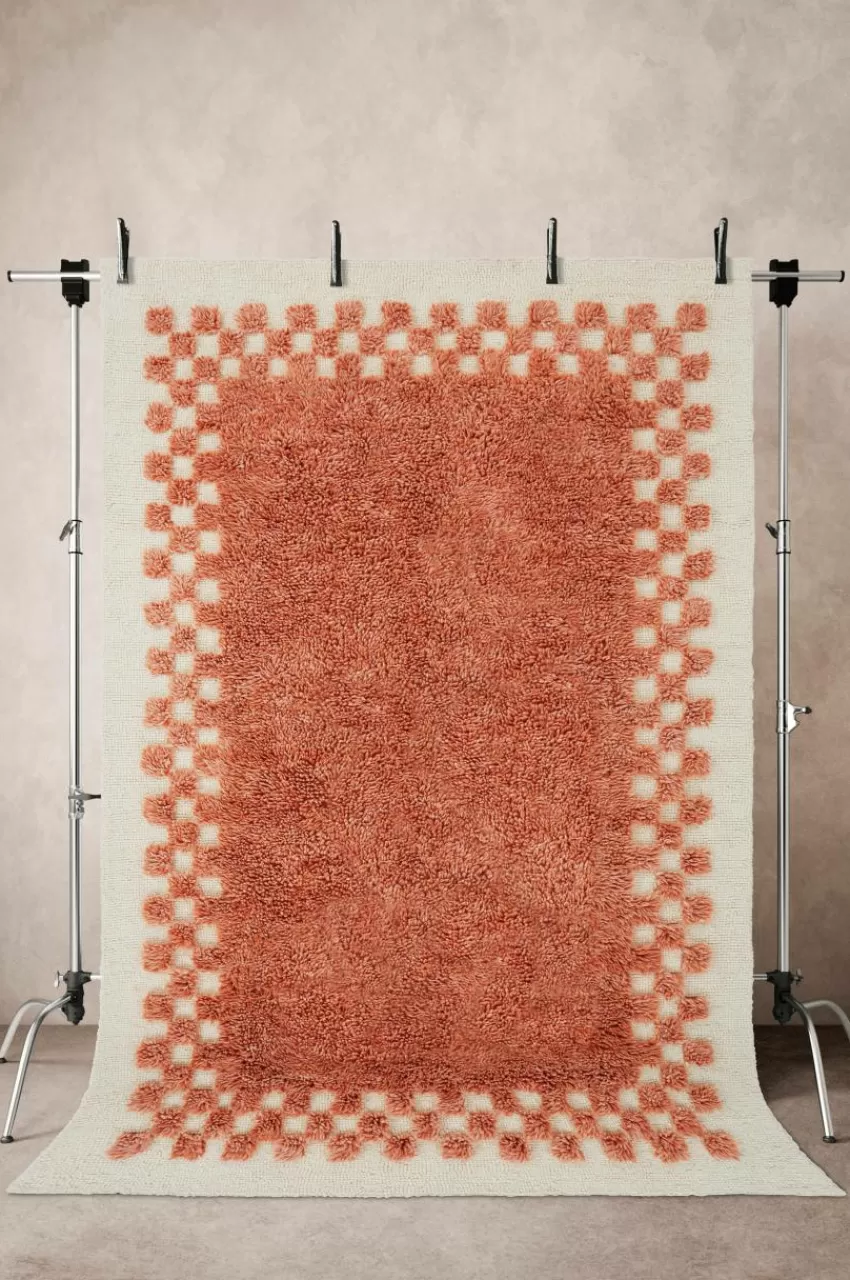 Ullmattor*Jotex RAVA Ullmatta 200x300 Cm Orange/Naturvit