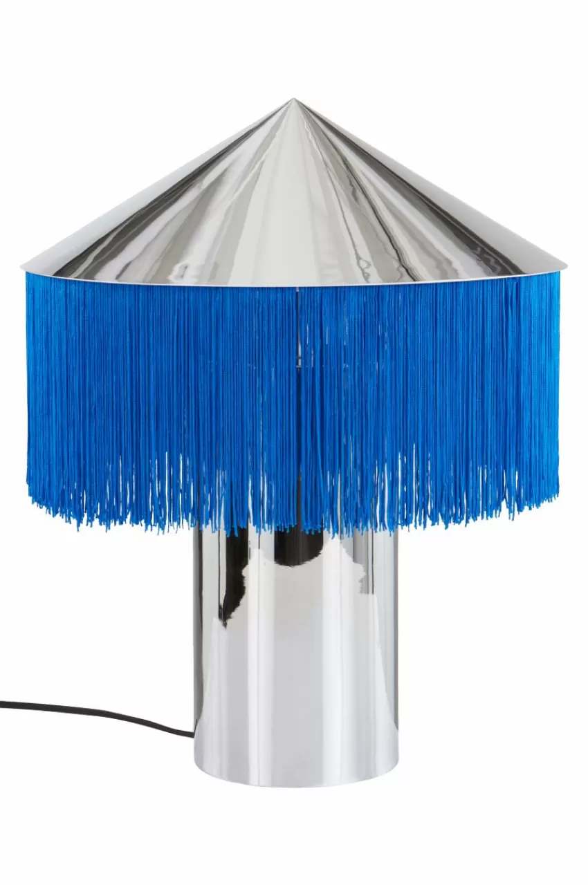 Bordslampor*Jotex REGENCY Bordslampa Krom/blå