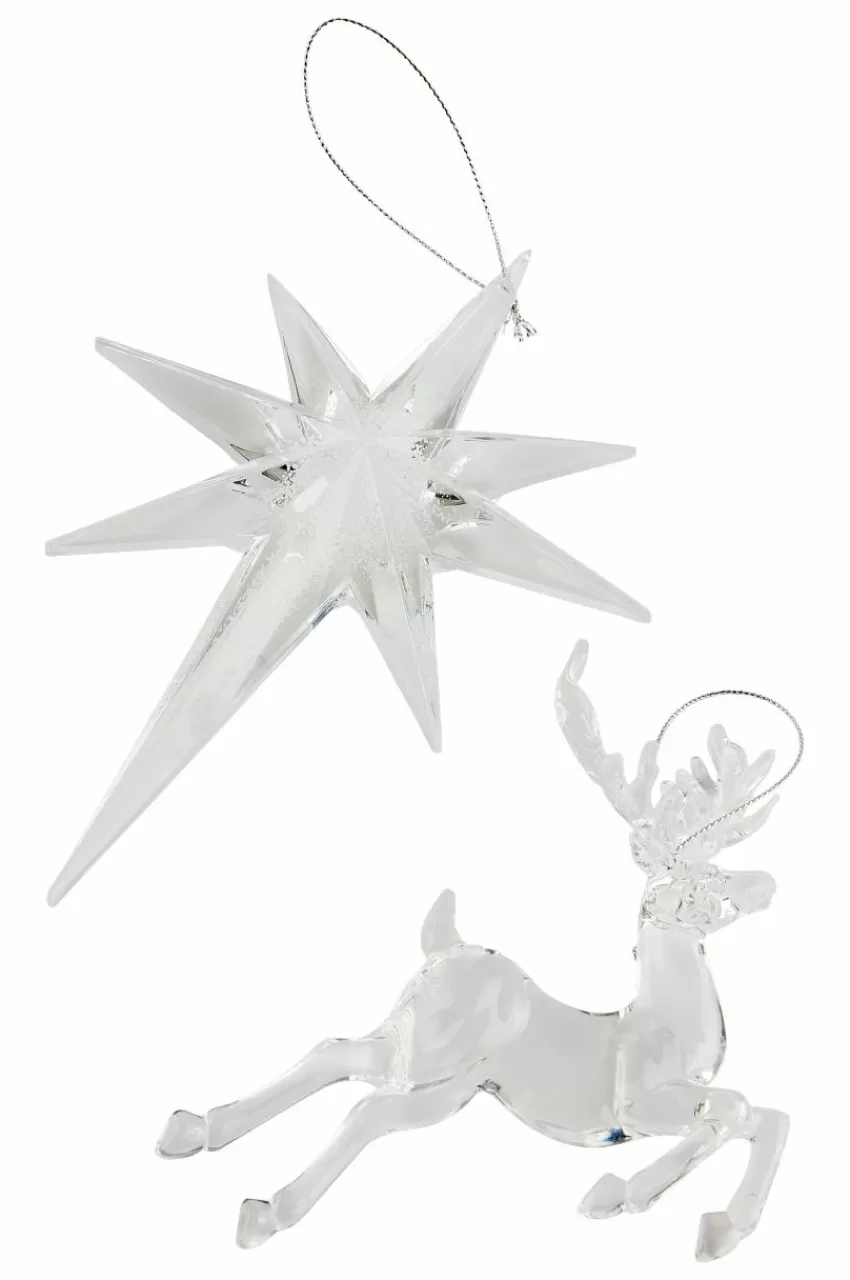 Juldekoration*Jotex REINDEER Juldekoration 4-pack Transparent