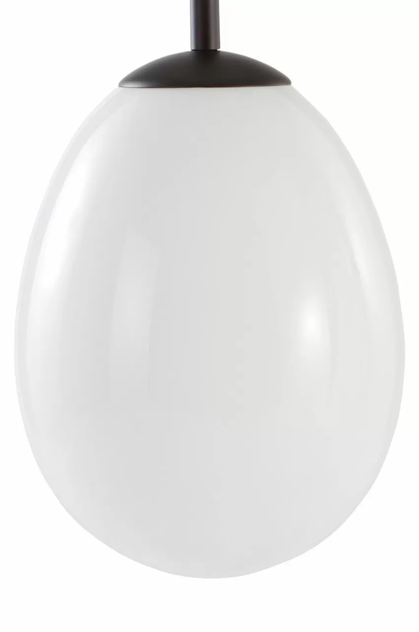 Taklampor*Jotex ROCHELLE Taklampa Svart/opalglas
