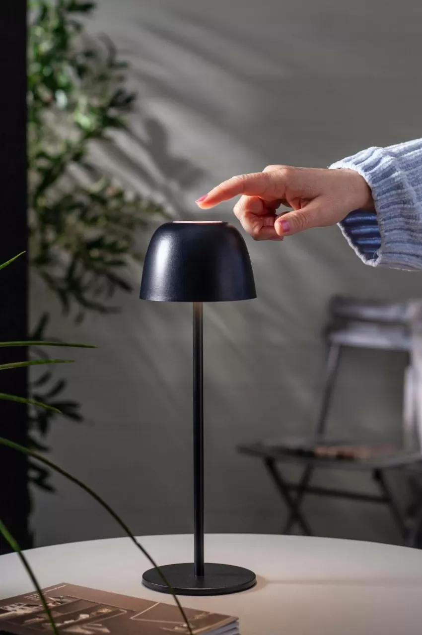 Utebelysning | Utebelysning*Jotex RONDA USB Uppladdningsbar Bordslampa Svart