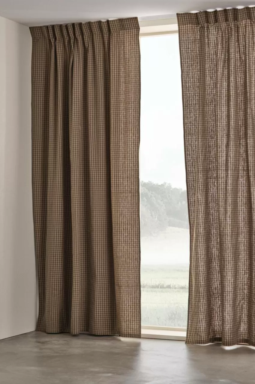 Multifunktionsgardiner*Jotex RYLIE Multifunktionsgardin 2-pack Brun