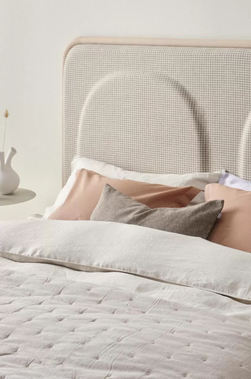Sänggavlar*Jotex SANDHOLMEN Sänggavel 180 Cm Vitsåpad/vitbeige