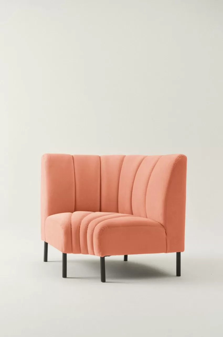 Soffor*Jotex SANTOS Kökssoffa Hörnmodul Rosa
