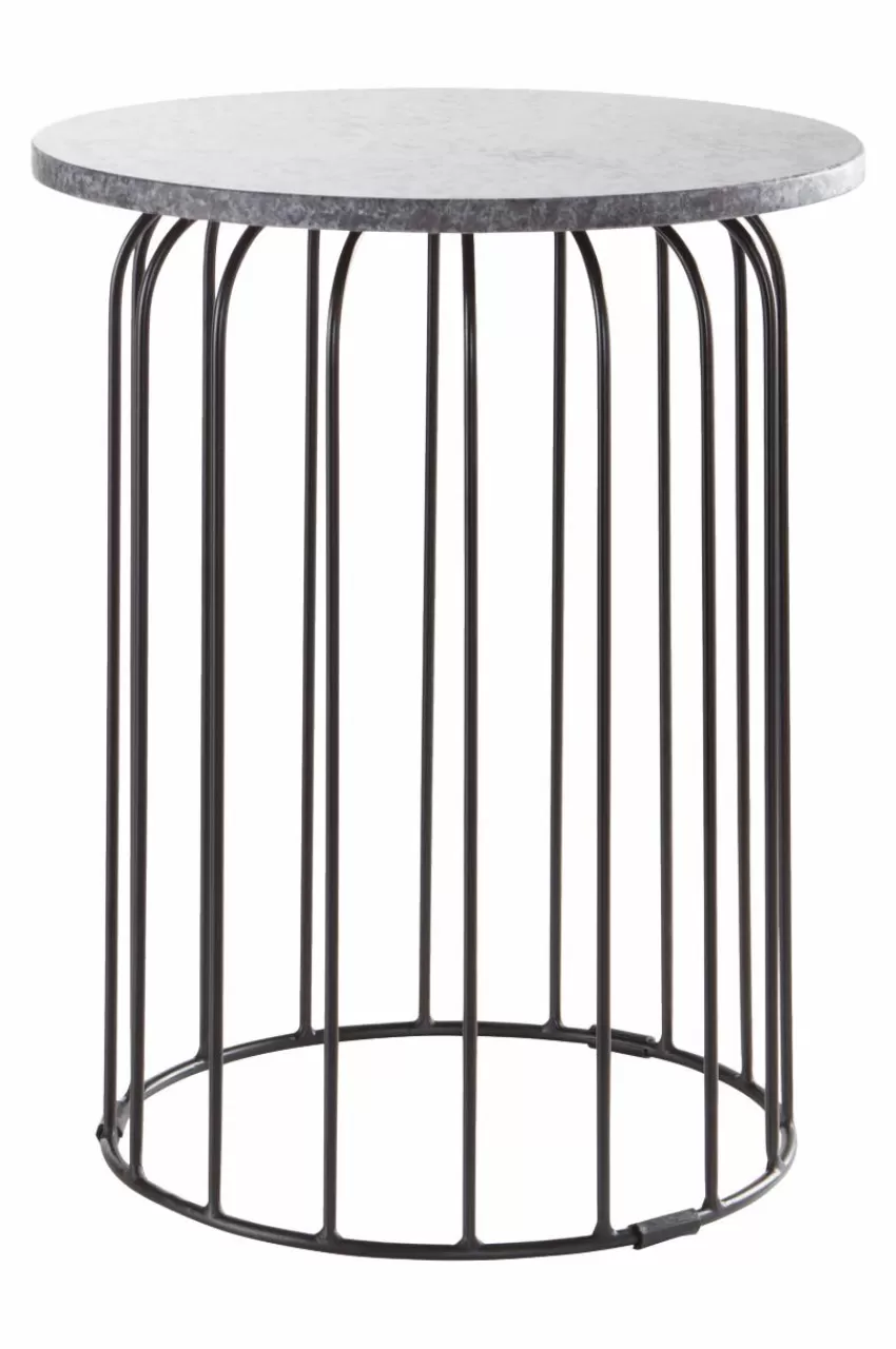 Bord*Jotex SEABROOK Sidobord ø 40 Cm Svart