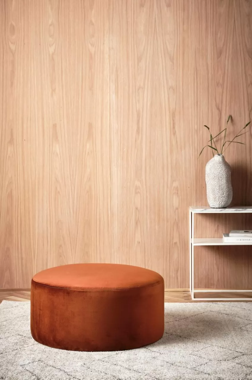 Sittpuffar*Jotex SHANGHAI Sittpuff ø 70 Cm Karamellbrun