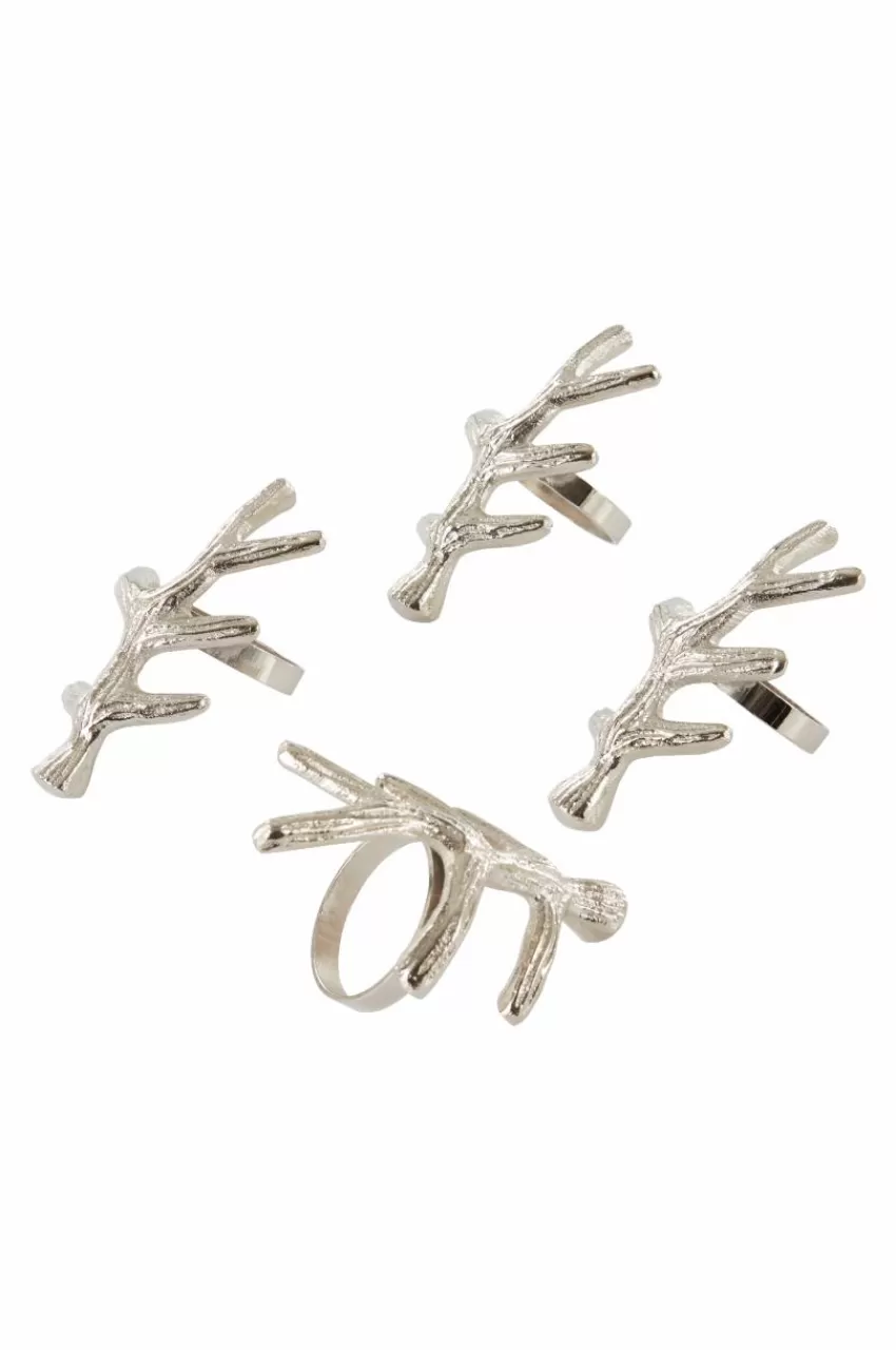 Kökstillbehör | Juldukning*Jotex SHILOH Servettring 4-pack Silver