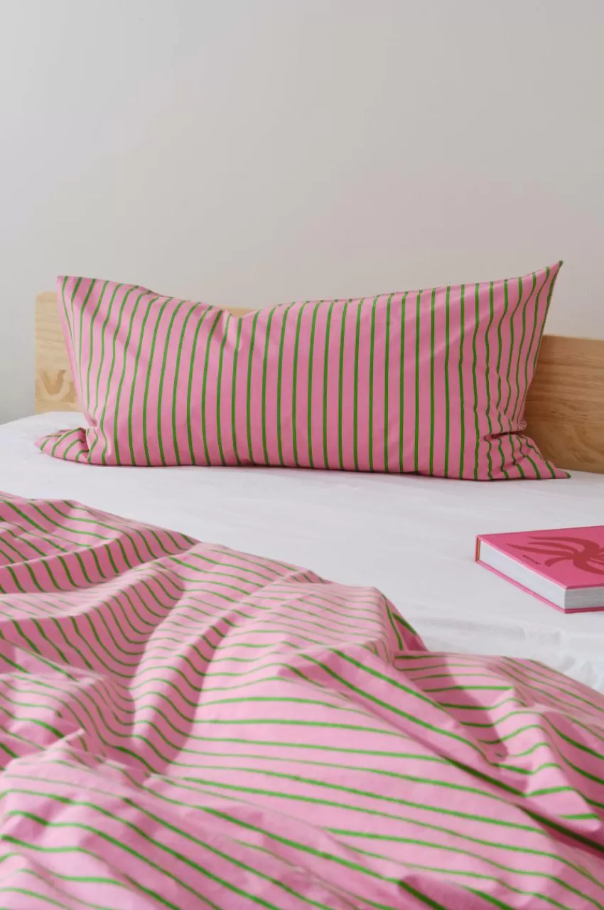 Örngott*Jotex SIMA örngott 90x50 Cm Ekologisk Rosa/grön