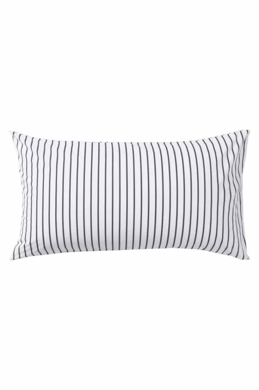 Örngott*Jotex SIMA örngott 90x50 Cm Ekologisk Vit/gråsvart