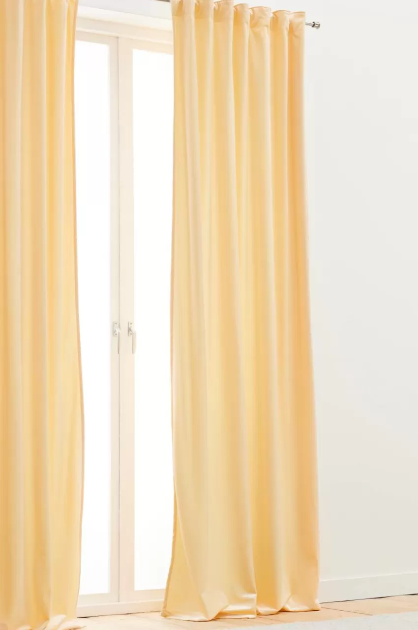 Sammetsgardiner | Multifunktionsgardiner*Jotex SIMONE Multifunktionsgardin 2-pack Ljusgul