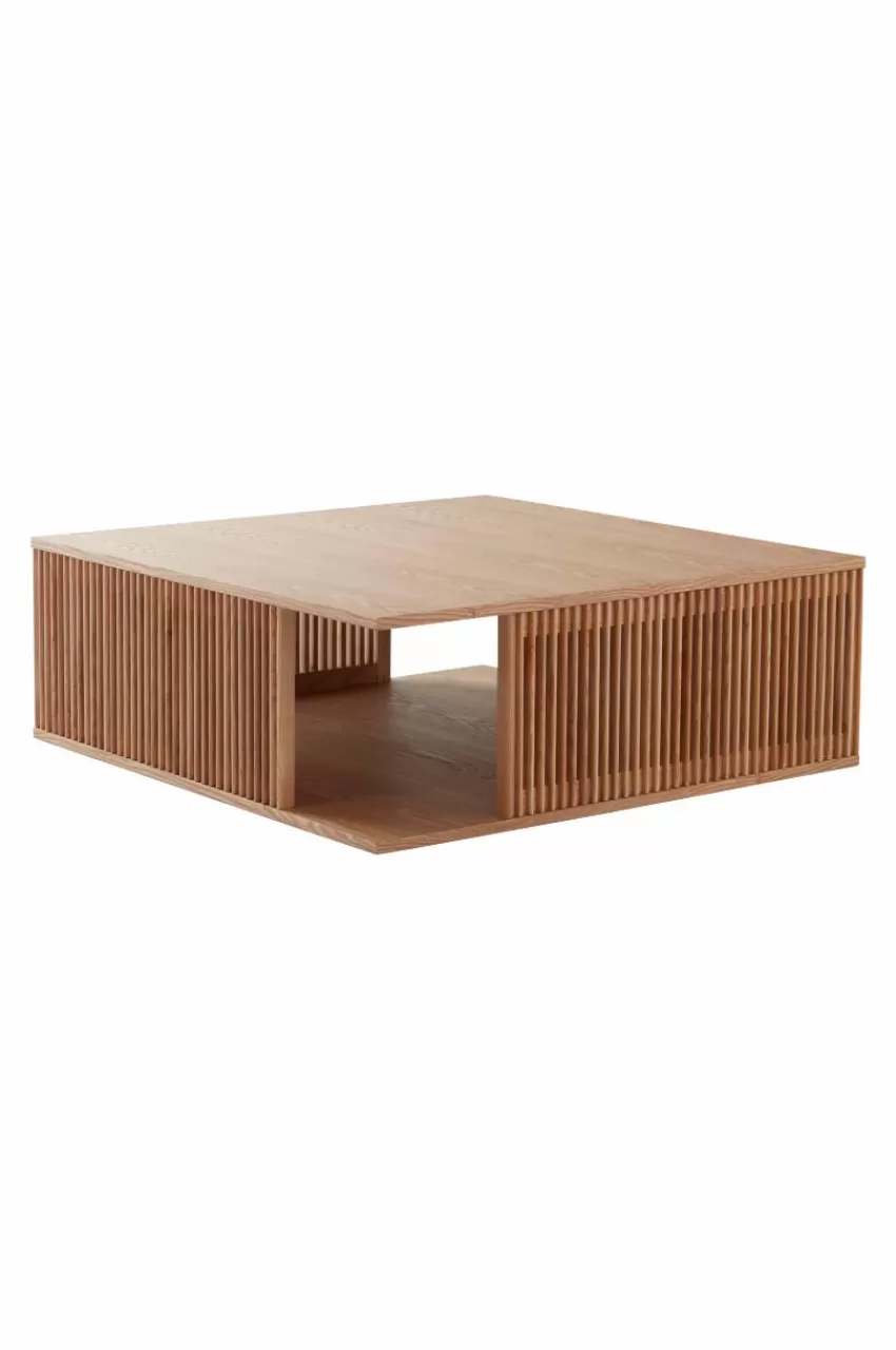 Bord*Jotex SION Soffbord 100x100 Cm Ask fanér