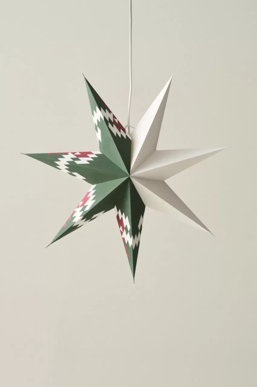 Julbelysning*Jotex SIRKAS Julstjärna ø 60 Cm Grön