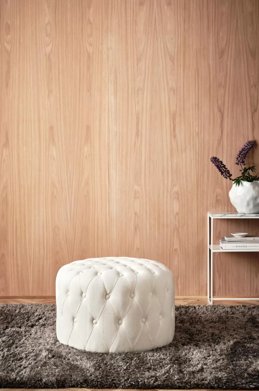 Sittpuffar*Jotex SKENE Sittpuff ø 60 Cm Naturvit