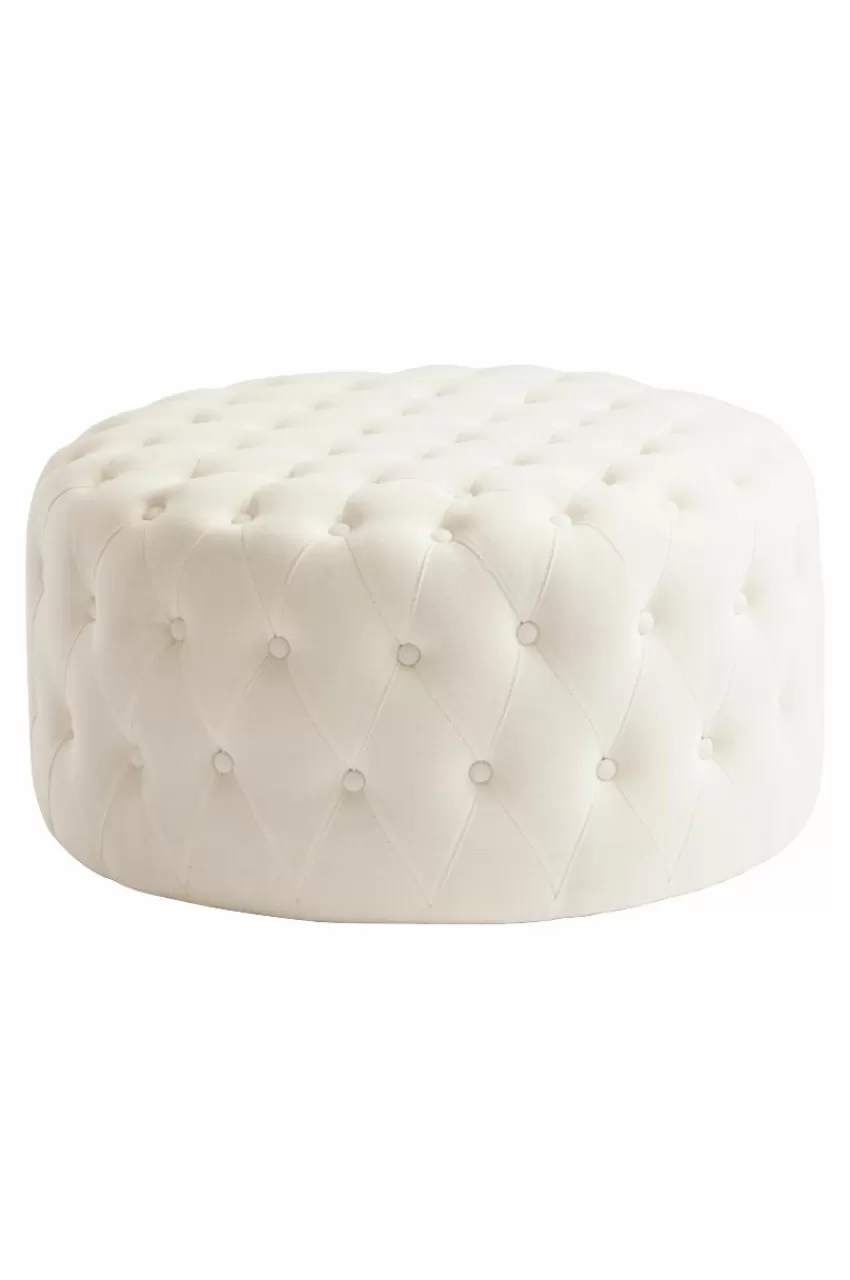 Sittpuffar*Jotex SKENE Sittpuff ø 80 Cm Naturvit