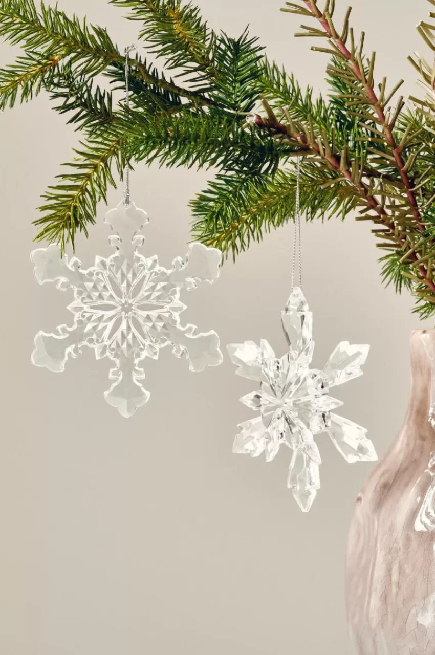 Juldekoration*Jotex SNOWFLAKE Juldekoration 4-pack Transparent