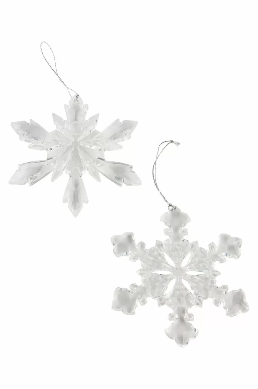 Juldekoration*Jotex SNOWFLAKE Juldekoration 4-pack Transparent