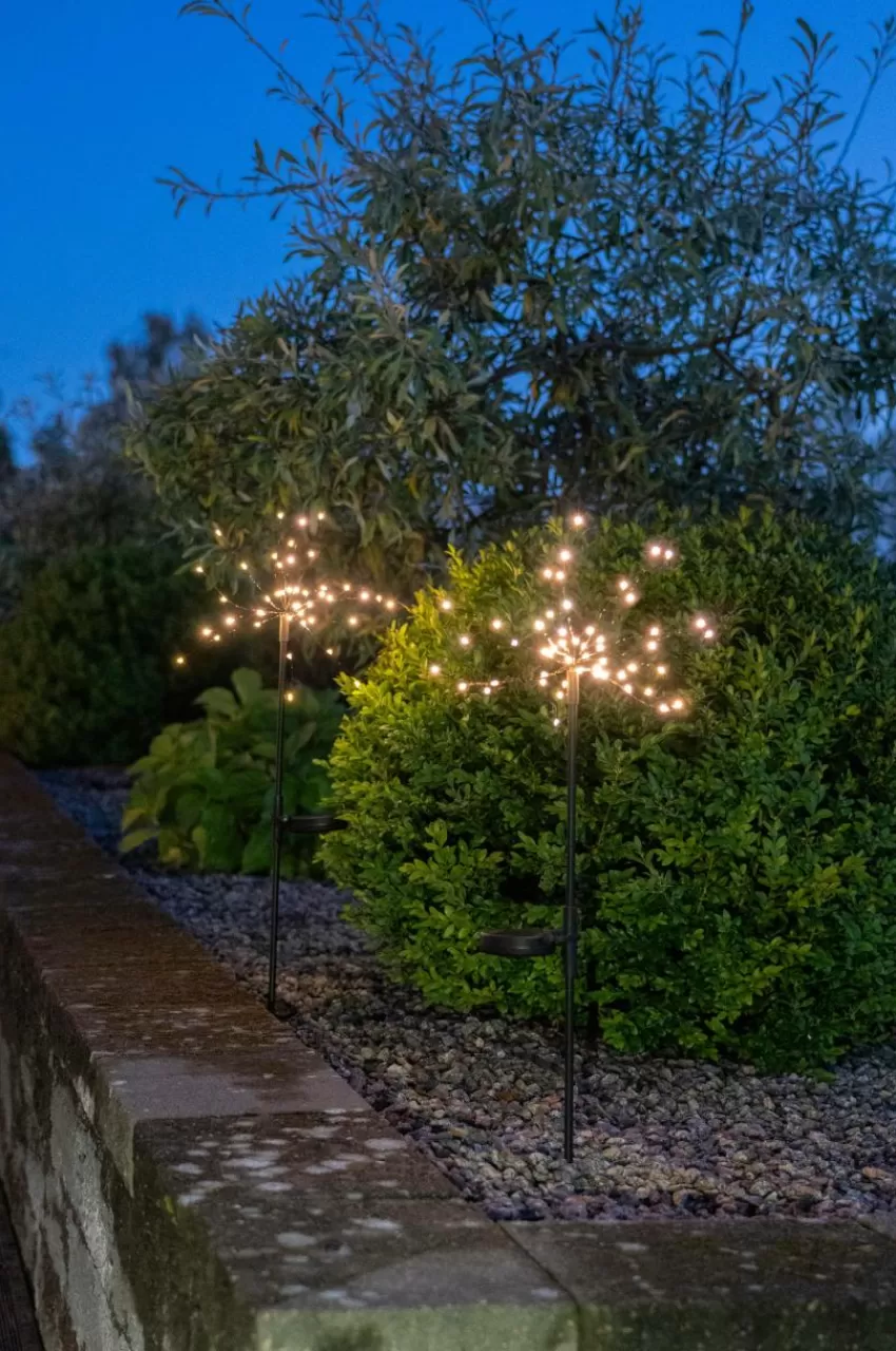 Utebelysning | Utebelysning*Jotex Solcellsdekoration Firework. Svart