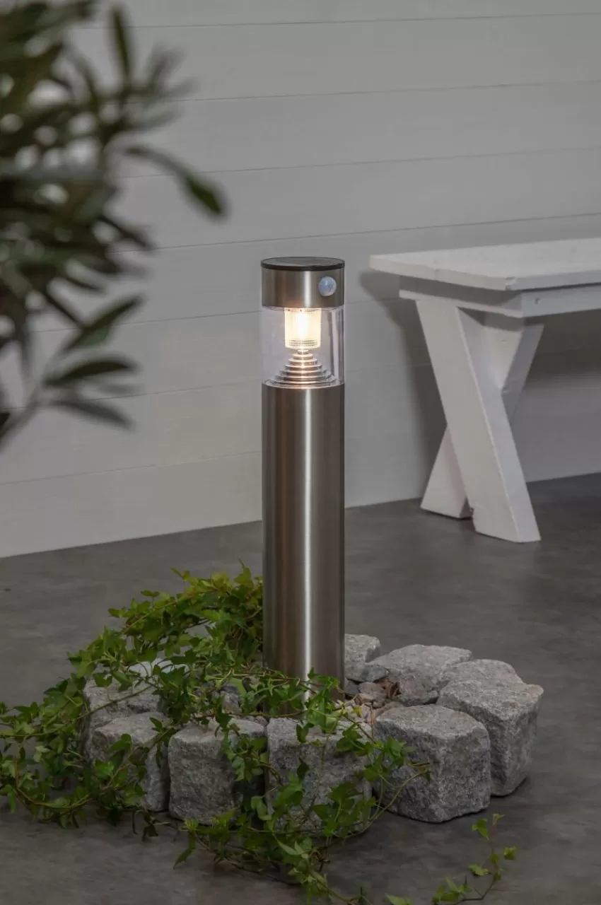 Utebelysning | Utebelysning*Jotex Solcells-Pollare Marbella. Silver