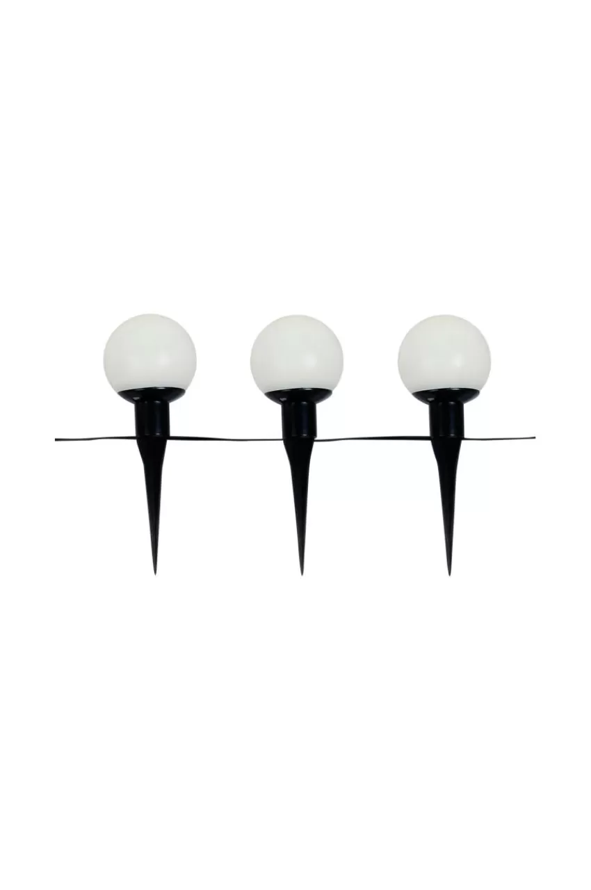 Utebelysning | Utebelysning*Jotex Solcellsslinga Svart/vit