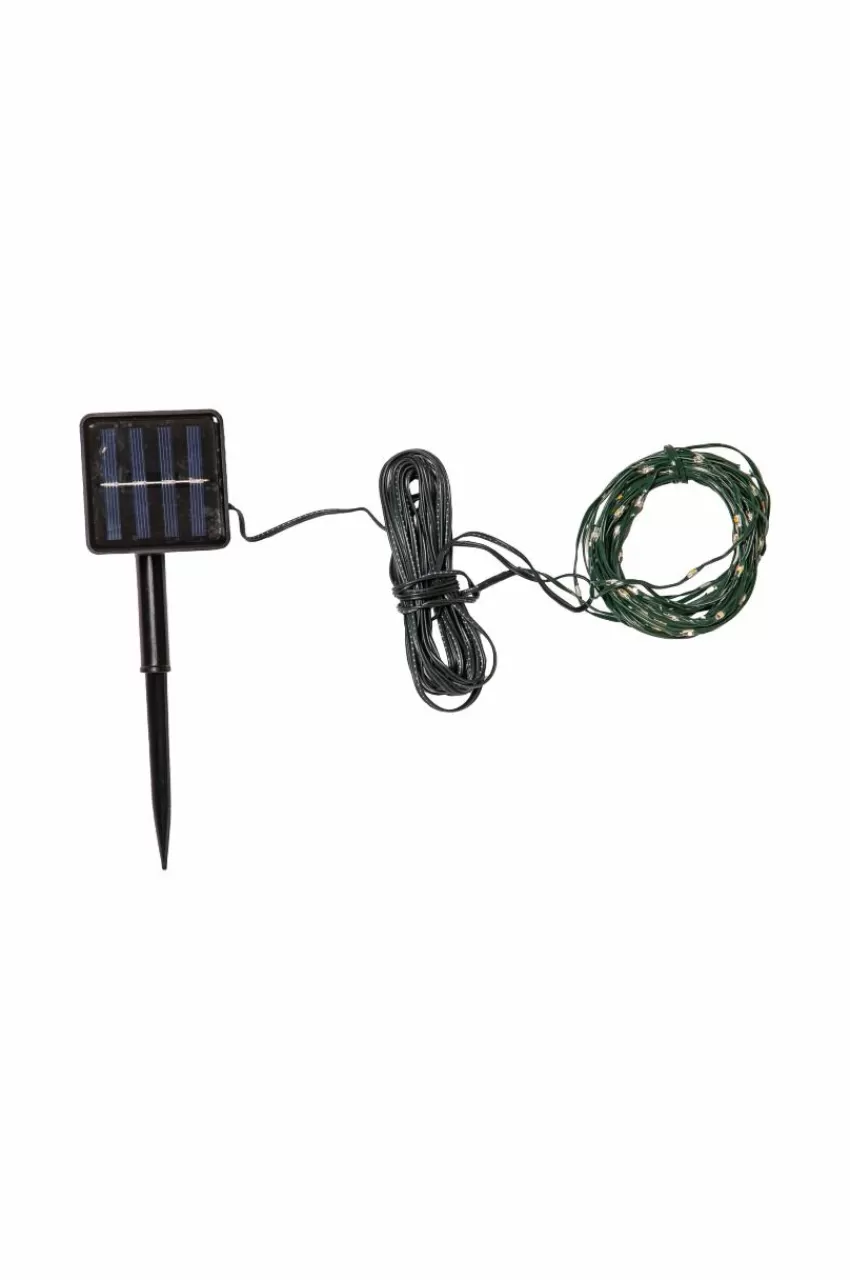 Utebelysning | Utebelysning*Jotex Solcellsslinga Dewdrop Micro 100 Grön