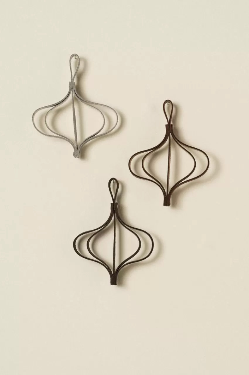 Juldekoration*Jotex SOLVEIG Julgransprydnad 3-pack Brun
