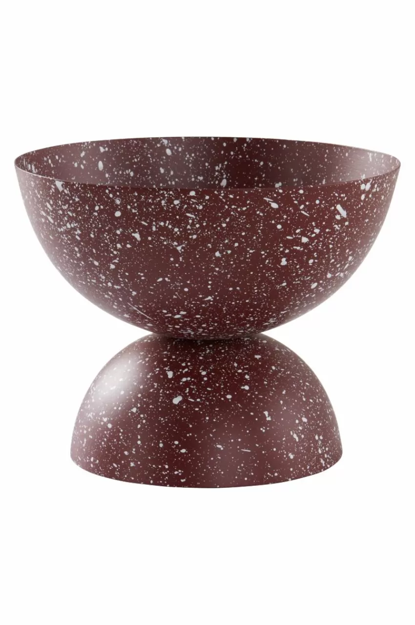 Prydnadssaker*Jotex SPRINKLES Dekorationsskål Mörkröd