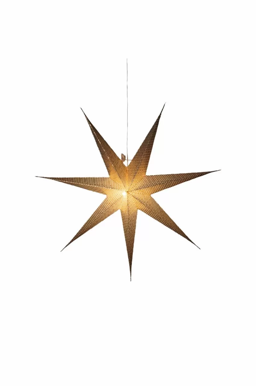 Julbelysning*Jotex STAR Julstjärna ø 78 Cm Mässing