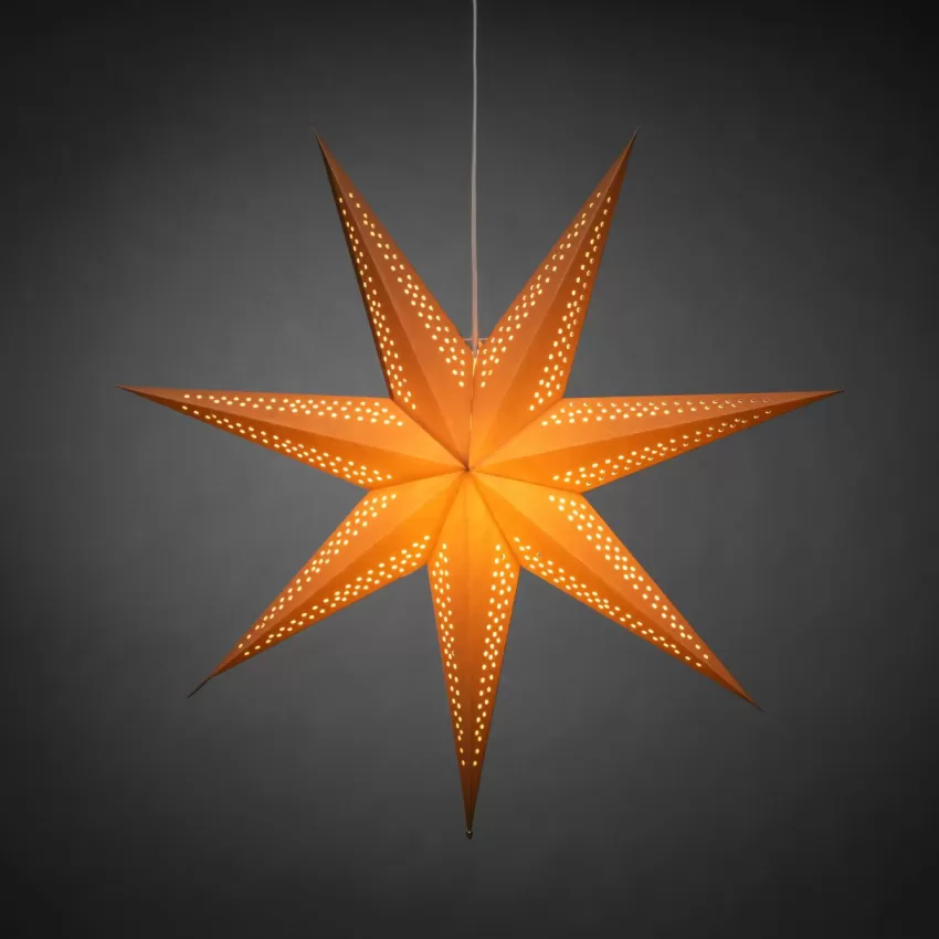 Julbelysning*Jotex STAR Julstjärna ø 78 Cm Brun