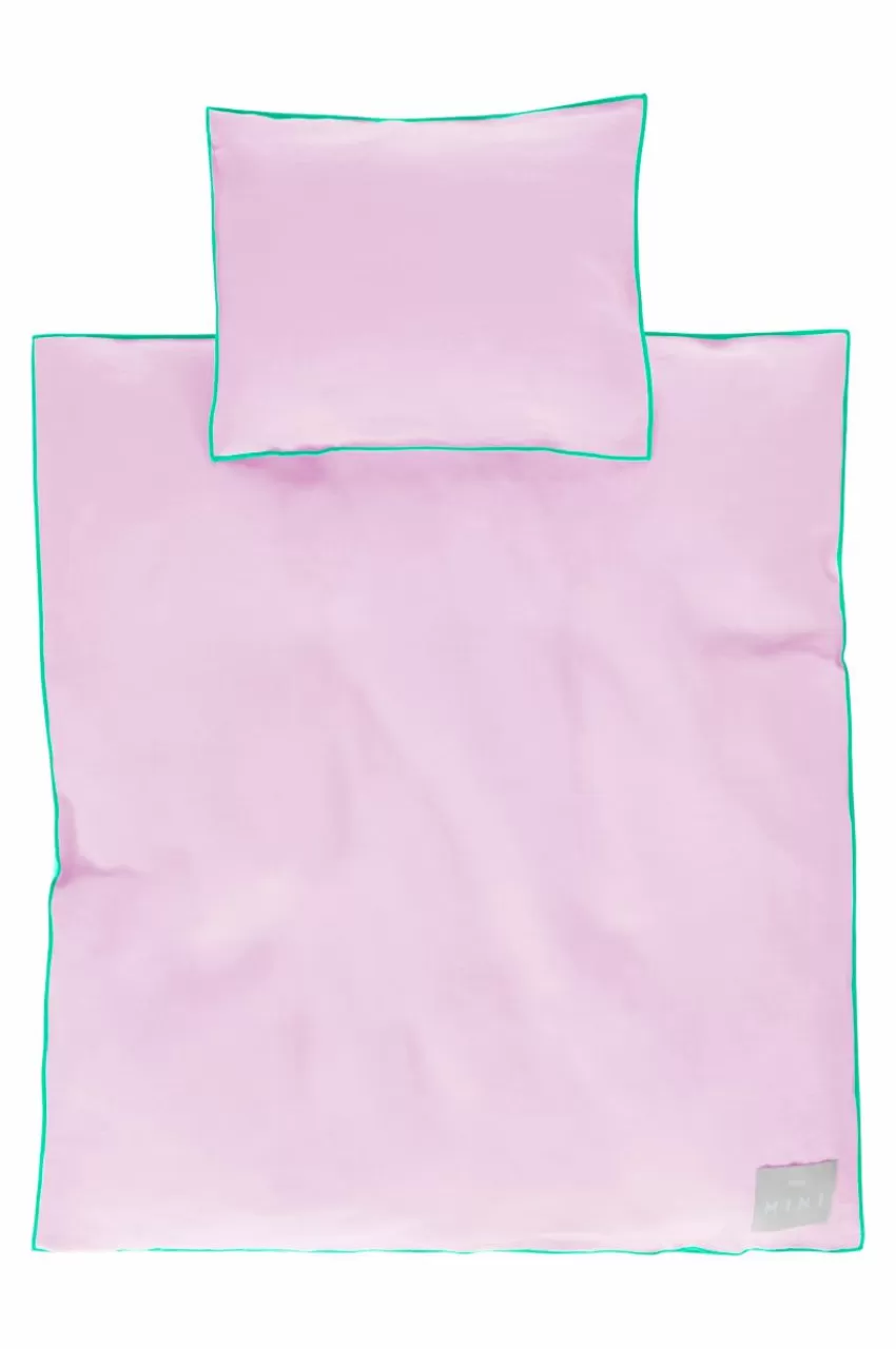Barnsängkläder*Jotex STICH BABY Påslakanset Vagn/vagga Orkidélila