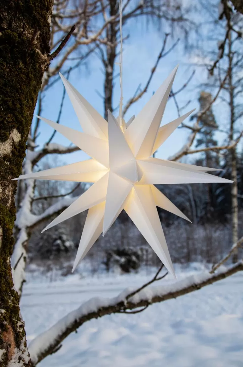 Julbelysning*Jotex Stjärna Alice Vit