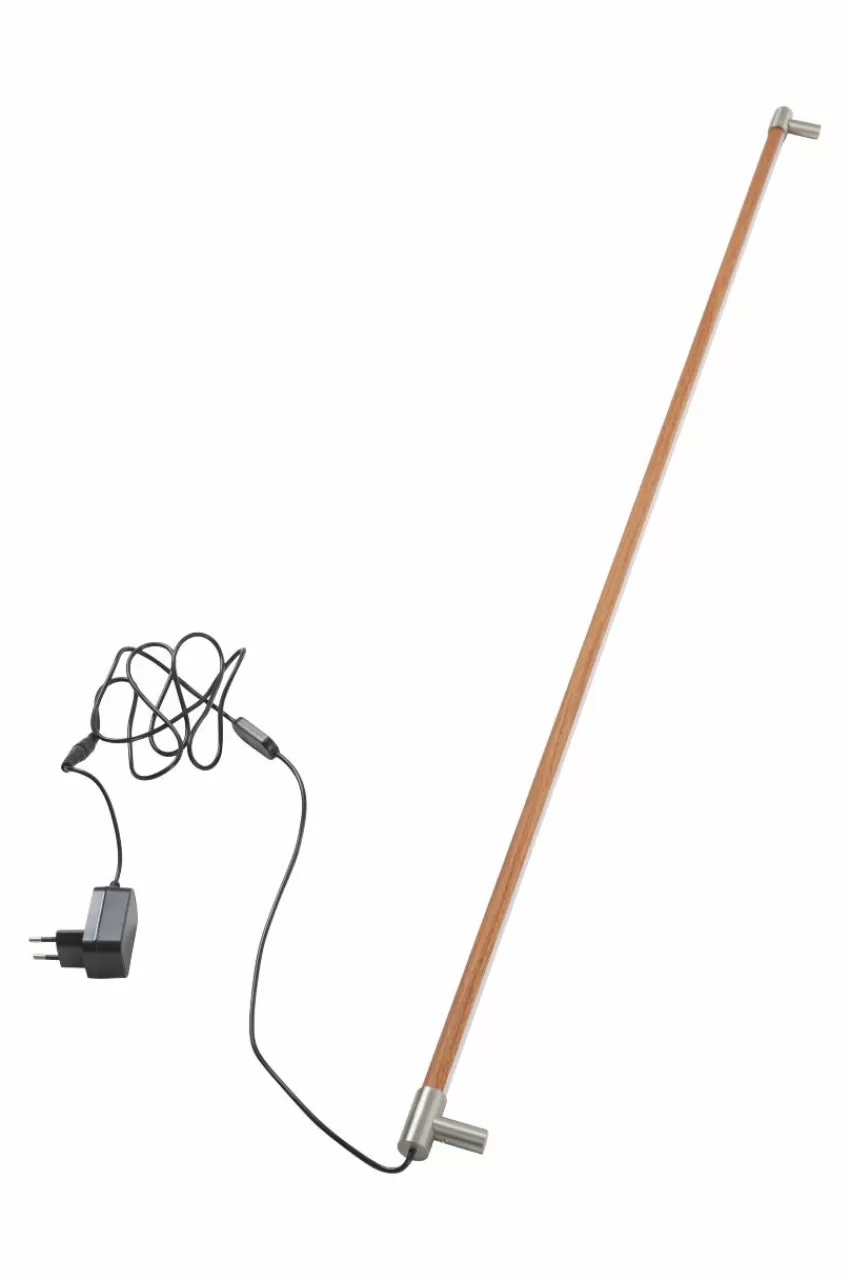 Vägglampor*Jotex STRIMMA LED Vägglampa Ljusbrun/nickelsatin