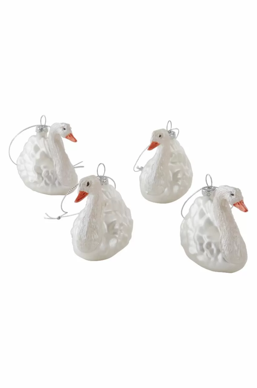 Juldekoration*Jotex SWAN Dekorationshänge 4-pack Vit