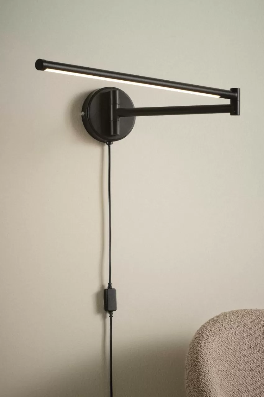 Vägglampor*Jotex TEIDE Vägglampa LED Svart
