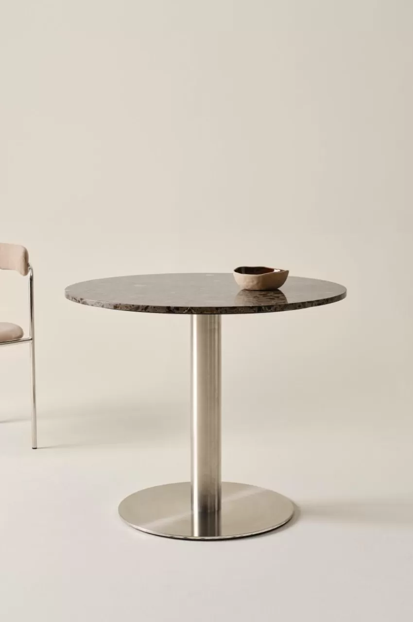 Bord*Jotex TERRACINA Runt Matbord ø 89 Cm Brun/terrazzo