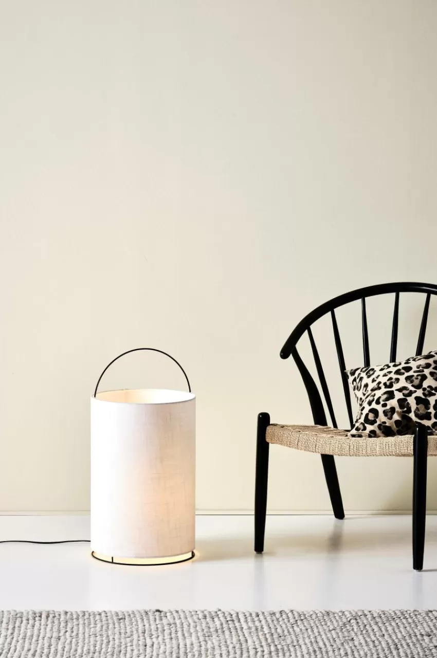 Golvlampor*Jotex THE BUCKET Golv/bordslampa Vit/svart