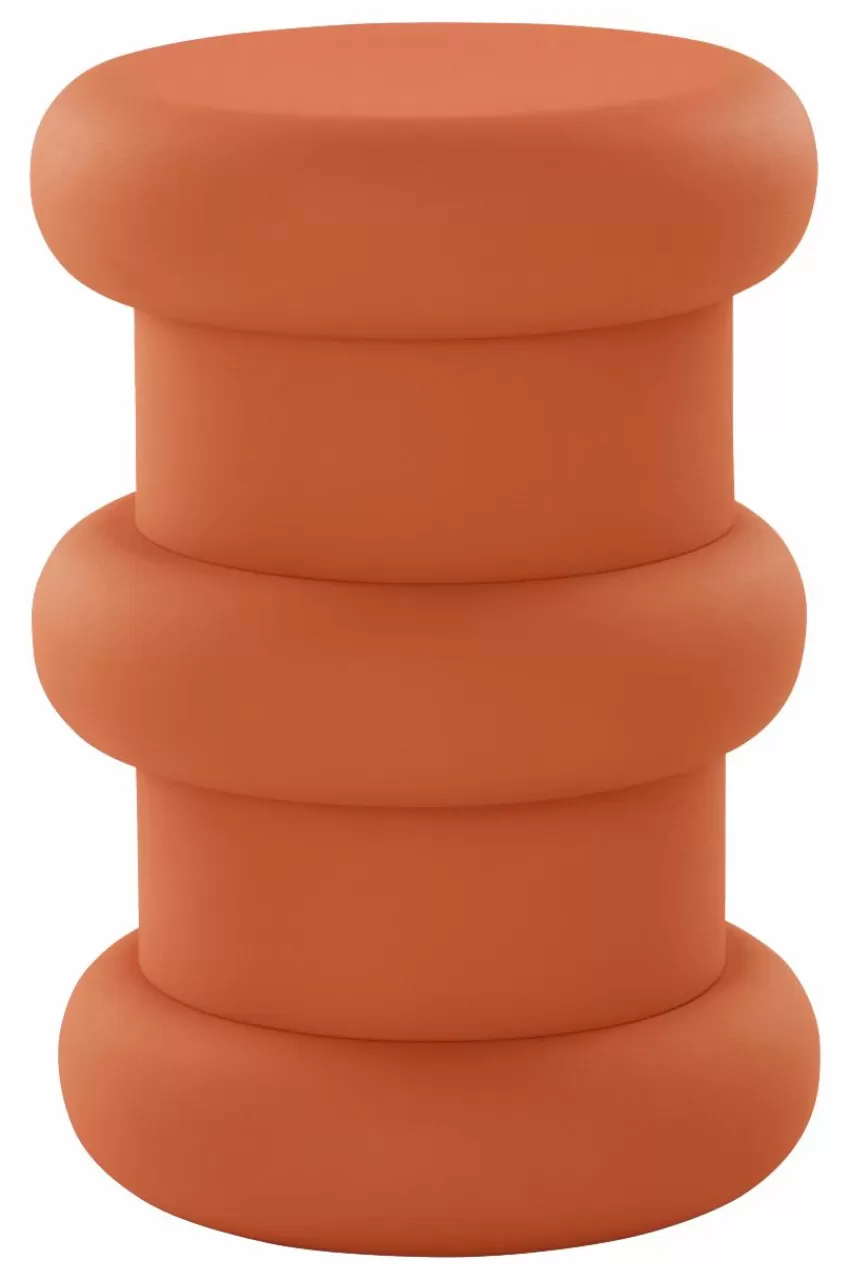 Bord*Jotex TIMARU ø 33 Cm Sidobord Orange