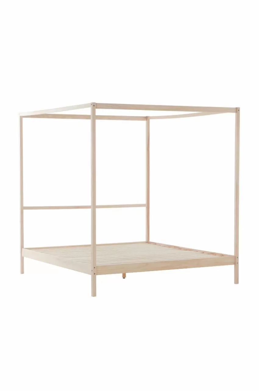 Sängramar*Jotex TIVEDEN Sängram Med Himmelsäng 160 Cm Natur
