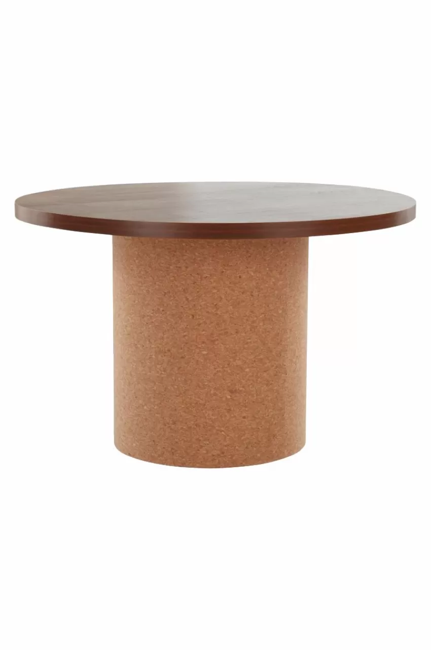 Bord*Jotex TOMAR Matbord ø 120 Cm Valnöt/Kork