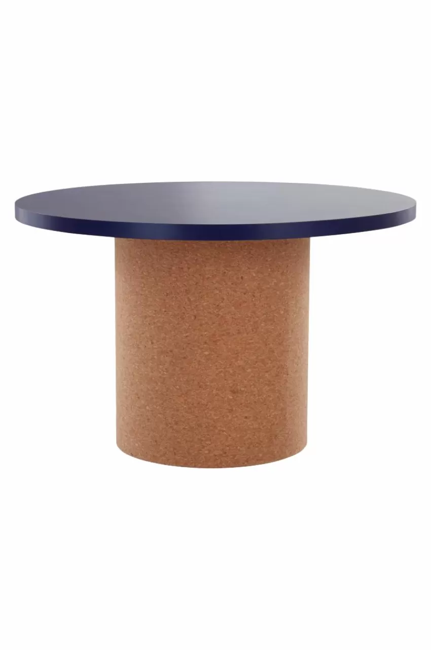 Bord*Jotex TOMAR Matbord ø 120 Cm Kobolt/Kork
