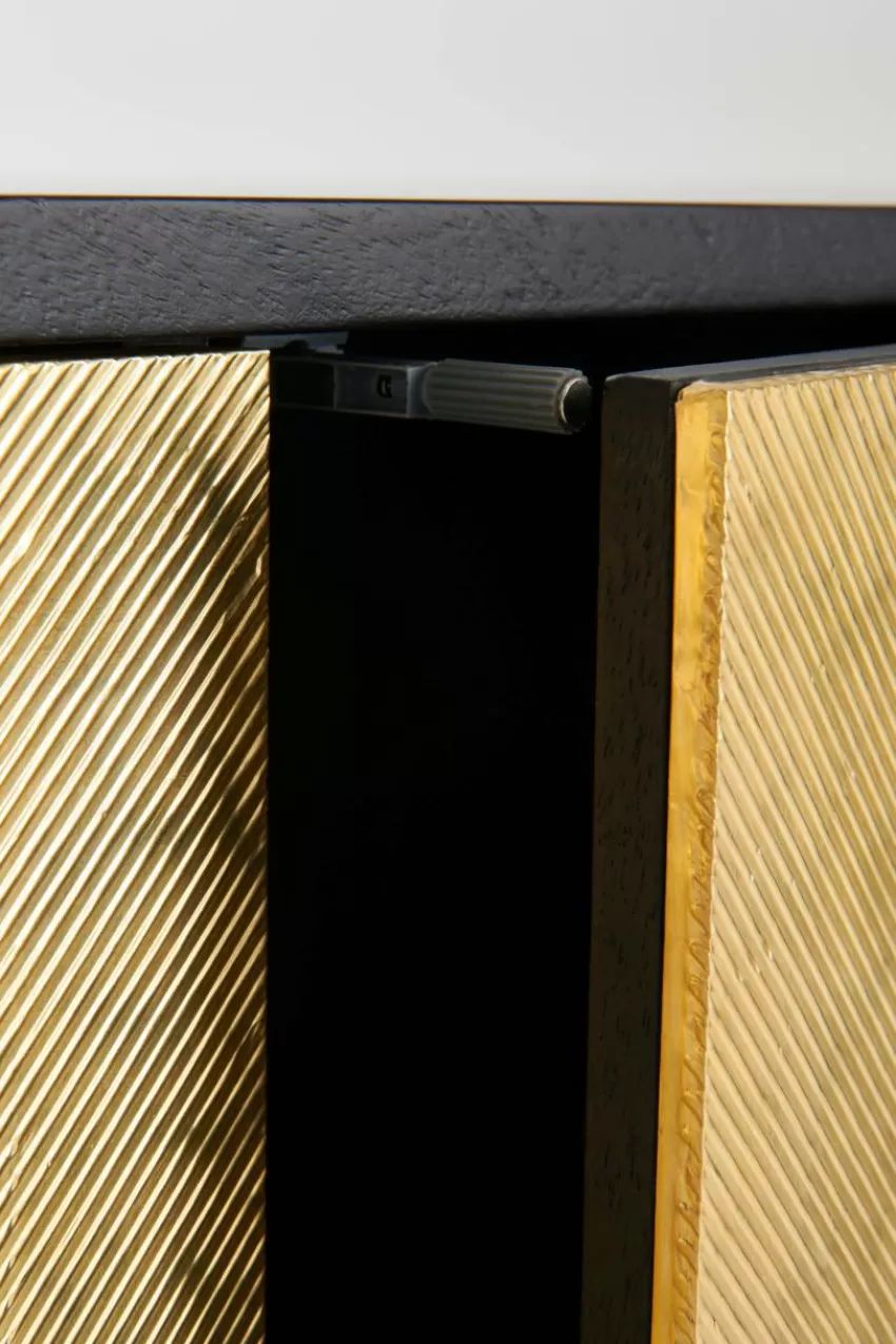 Förvaring*Jotex TORCY Sideboard 45x160 Cm Svart/mässing