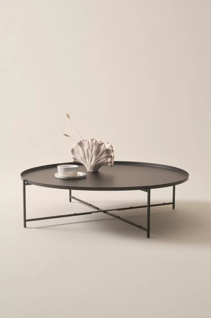 Bord*Jotex TRAYSON Soffbord ø 110 Cm Matt svart