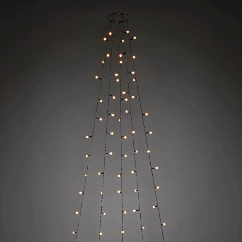Julbelysning*Jotex TREE Ljusslinga För Julgran Amber