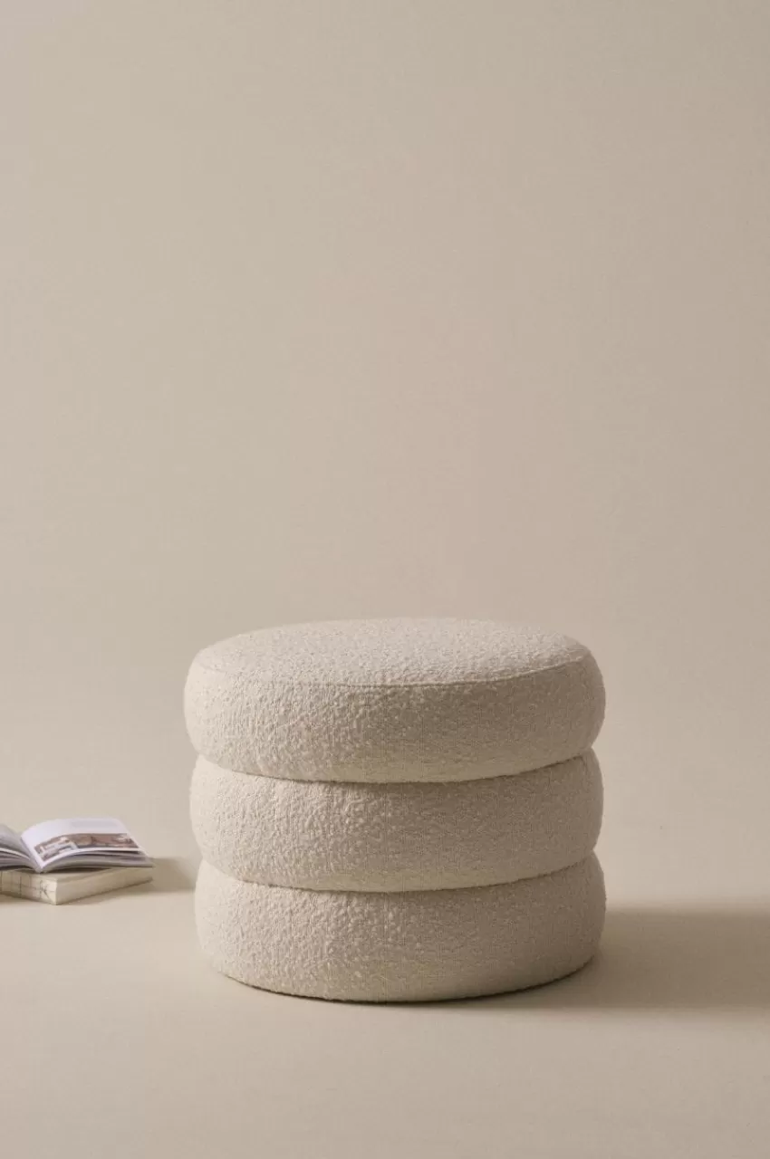 Sittpuffar*Jotex TRIBUS Sittpuff ø 50 Cm Naturvit
