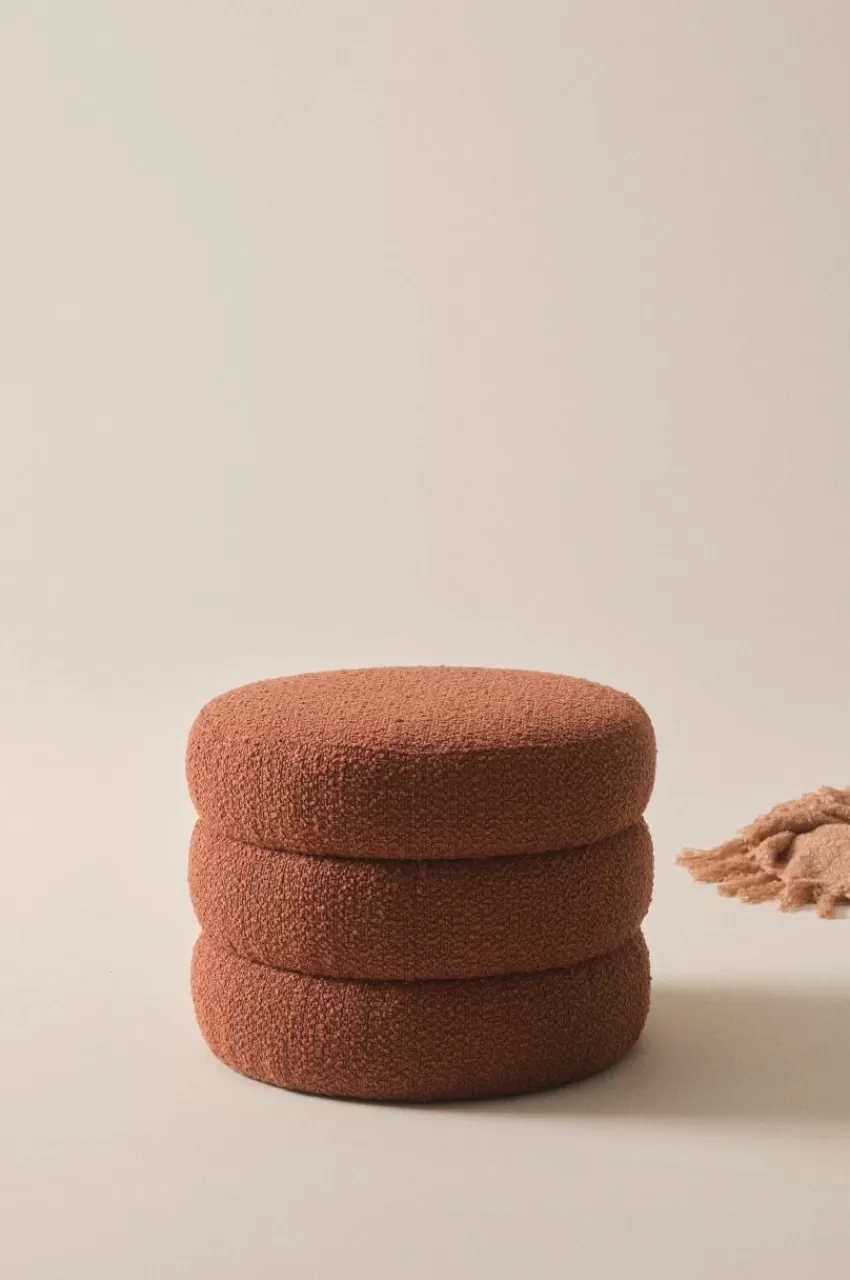 Sittpuffar*Jotex TRIBUS Sittpuff ø 50 Cm Roströd