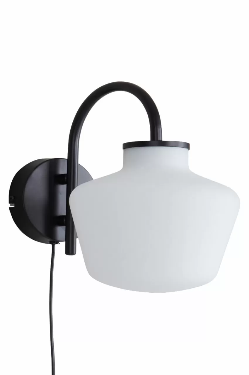 Vägglampor*Jotex TROPEA Vägglampa Svart/vit
