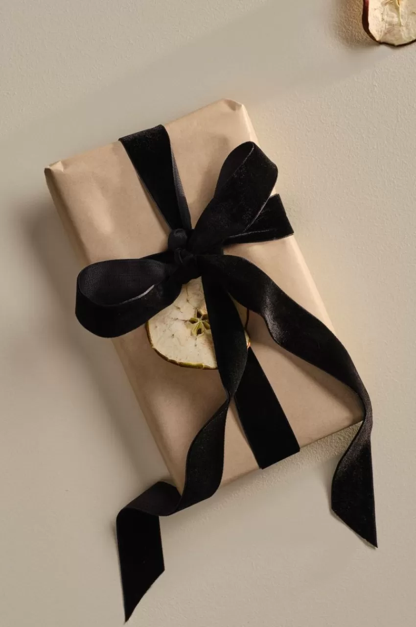 Presentpapper & Snöre*Jotex VELVETY Sammetsband Svart